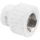 Муфта PP-R комбинированная белая Дн 25х3/4" ВР RTP (РосТурПласт) 10655