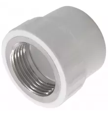 Муфта PP-R комбинированная белая Дн 25х1/2" ВР PRO VALFEX 10129125-PRO