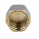 Заглушка латунь никель Ду 20 (3/4") ВР 9016 ГОСТ 32585-2013 Aquasfera 9016-02
