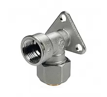 Водорозетка для МП/PE-X труб латунь хром обжим Дн 16х1/2" ВР R572AM Giacomini R572MX048
