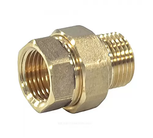 Соединитель латунь американка Ду 20 (3/4") прямой ВР/НР VALFEX VF.340.L.034