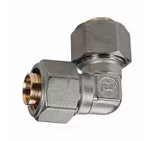 Угольник для МП/PE-X труб латунь обжим Дн 32х90гр R561AM Giacomini R561MX126