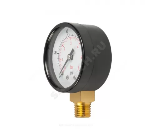 Манометр радиальный Дк50мм 0-6 бар G1/4" Unipump 18447