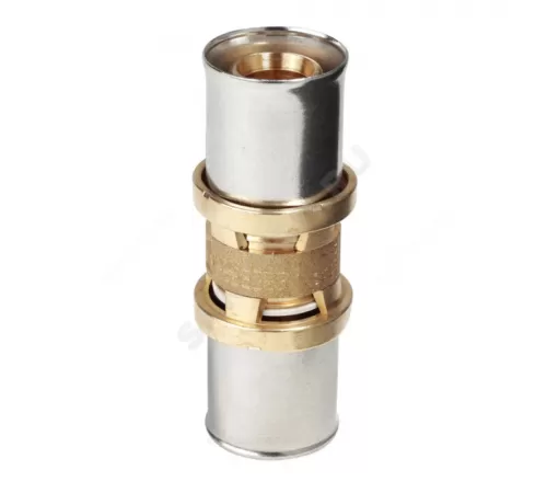 Муфта для МП/PE-X труб латунь пресс Дн 32 RM102 Giacomini RM102Y011