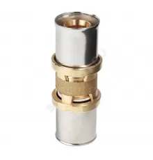 Муфта для МП/PE-X труб латунь пресс Дн 50 RM102 Giacomini RM102Y015
