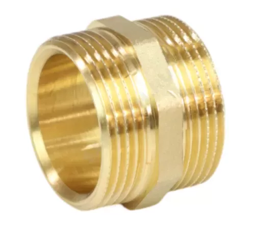 Ниппель латунь Ду 25 (1") НР LD LD.65.501.25