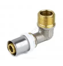 Угольник МП латунь никель пресс Дн 20х1/2"х90гр НР ГОСТ 32415-2013 8006 Aquasfera 8006-03