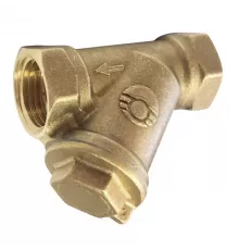 Фильтр сетчатый Y-образный латунь Ду 15 Ру25 Тмакс=150 oC 1/2" ВР 46Б5фт1 под пломбу VALFEX VF.192.L00.012
