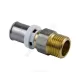 Муфта МП латунь никель пресс Дн 16х3/4" НР ГОСТ 32415-2013 8001 Aquasfera 8001-02