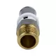 Муфта МП латунь никель пресс Дн 16х3/4" НР ГОСТ 32415-2013 8001 Aquasfera 8001-02