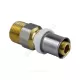Муфта МП латунь никель пресс Дн 16х3/4" НР ГОСТ 32415-2013 8001 Aquasfera 8001-02