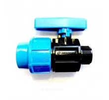 Кран шаровой компрессионный Дн 20х1/2" НР Джилекс 9364