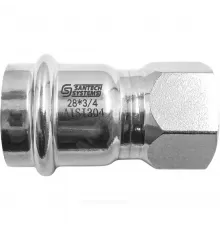 Муфта сталь нерж AISI 304 Дн 15х1/2" пресс/ВР SantechSystems