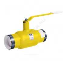 Кран шаровой сталь газ КШ.Ц.П.GAS Ду 65 Ру25 п/привар L=280мм LD КШ.Ц.П.GAS.065.025.Н/П.02