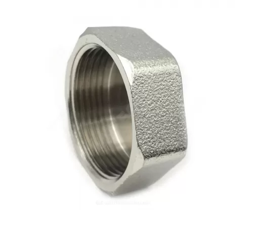 Заглушка латунь никель Ду 15 (1/2") ВР SantechSystems Заглушка латунь никель Ду 15 (1/2") ВР SantechSystems