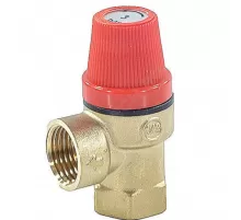 Клапан предохранительный угловой латунь Ду 15х15 ВР G1/2"хG1/2" Рср=6бар Benarmo