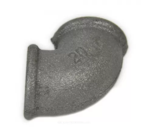 Угольник проходной чугун Ду 15 (1/2") ВР/ВР Fittex
