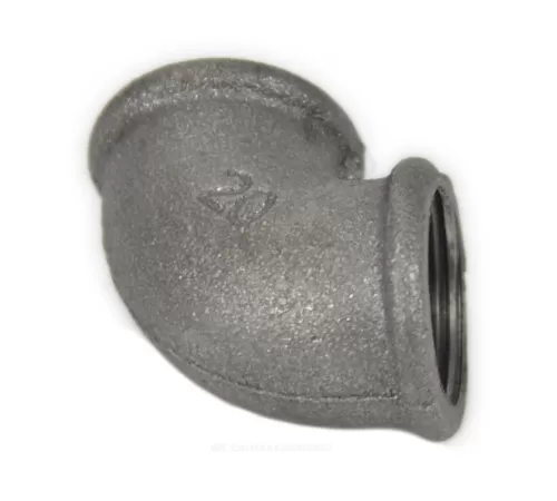 Угольник проходной чугун Ду 15 (1/2") ВР/ВР Fittex