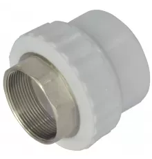 Муфта PP-R комбинированная под ключ белая Дн 50х2" ВР VALFEX 10134150