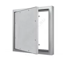 Люк под плитку нажимной алюминий 400х500 на износоустойчивой петле Evecs CERAMO COMFORT D4050