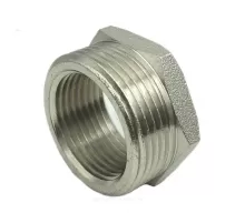 Футорка латунь никель Ду 32х25 (1 1/4"х1") НР/ВР SantechSystems