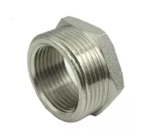 Футорка латунь никель Ду 25х20 (1"х3/4") НР/ВР SantechSystems