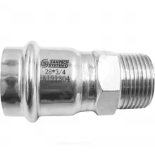 Муфта сталь нерж AISI 304 Дн 15х1/2" пресс/НР SantechSystems