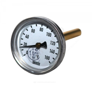 Термометр биметаллический осевой Дк63 L=40мм G1/2" 160С A50.10 Wika 3905837 (36523011)