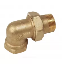 Соединитель латунь американка Ду 10 (3/8") угловой ВР/НР R19 Giacomini R19Y002