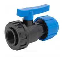 Кран шаровой компрессионный Дн 20х1/2" ВР Ру16 ТПК-АКВА 554222012