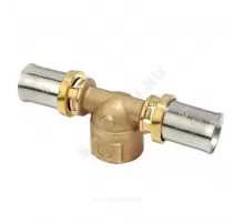 Тройник для МП/PE-X труб латунь пресс Дн 40х1 1/4"х40 ВР RM154 Giacomini RM154Y066