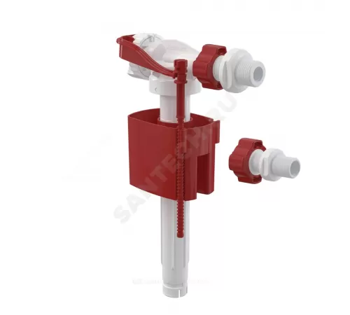 Арматура для бачка наливная 3/8" и 1/2" боковое подключение Alca Plast А150UNI Арматура для бачка наливная 3/8" и 1/2" боковое подключение Alca Plast А150UNI