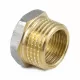 Футорка латунь никель Ду 50х32 (2"х1 1/4") НР/ВР 9024 ГОСТ 32585-2013 Aquasfera 9024-14