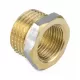 Футорка латунь никель Ду 50х32 (2"х1 1/4") НР/ВР 9024 ГОСТ 32585-2013 Aquasfera 9024-14