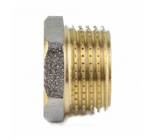 Футорка латунь никель Ду 50х32 (2"х1 1/4") НР/ВР 9024 ГОСТ 32585-2013 Aquasfera 9024-14