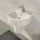 Умывальник подвесной Best 55 1 отверстие под смеситель по центру белый Sanita Luxe WB.PD/Best/55-C/WHT.G/S1