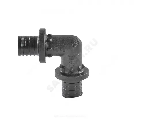 Угольник для PE-X труб аксиальный PPSU Дн 20х90гр RAUTITAN PX Rehau 11600221001