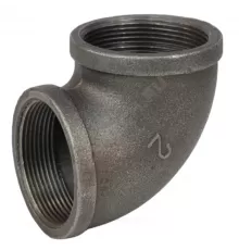 Угольник проходной чугун Ду 20 (3/4") ВР/ВР Fittex PLUS