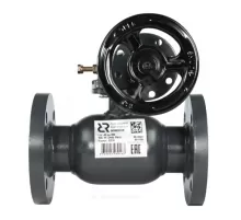 Кран шаровой сталь Jip-R Premium FF Ду 400 Ру16 фл с редуктором Ридан 065N0276GR