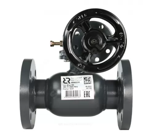Кран шаровой сталь Jip-R Premium FF Ду 400 Ру16 фл с редуктором Ридан 065N0276GR