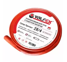 Трубка вспененный полиэтилен 18/4 бухта L=10м Тмакс=95°C в защитной оболочке красный VALFEX VF.18.04.10.R