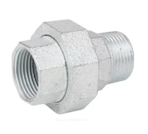 Соединитель прямой американка чугун оц Ду 15 (1/2") ВР/НР Fittex
