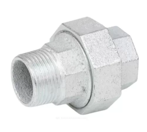 Соединитель прямой американка чугун оц Ду 15 (1/2") ВР/НР Fittex