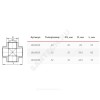 Крестовина PP-R белая внутренняя пайка Дн 32 VALFEX 10118032