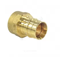 Муфта для PE-X труб радиальная латунь Дн 20х3/4" ВР РОС