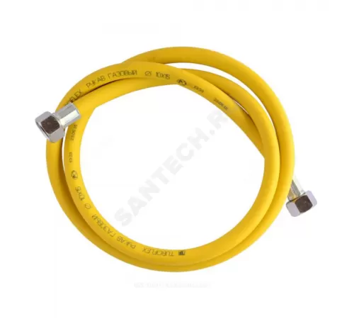 Подводка гибкая для газа ПВХ армированная 1/2" г-г L=4.5м (евро слот) Tuboflex
