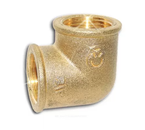 Угольник латунь Ду 20 (3/4") ВР/ВР Цветлит ZW50096