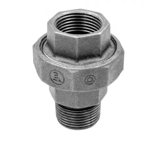 Соединитель прямой американка чугун Ду 15 (1/2") ВР/НР без прокладки Fittex PLUS Соединитель прямой американка чугун Ду 15 (1/2") ВР/НР без прокладки Fittex PLUS