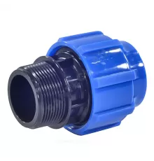 Муфта компрессионная ПЭ Дн 20х1/2" НР ТПК-АКВА 50030020
