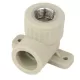 Угольник PP-R комбинированный серый Дн 25х1/2" ВР с креплением VALFEX 10120025Г
